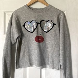 Mighty Fine Cropped Sweatshirt